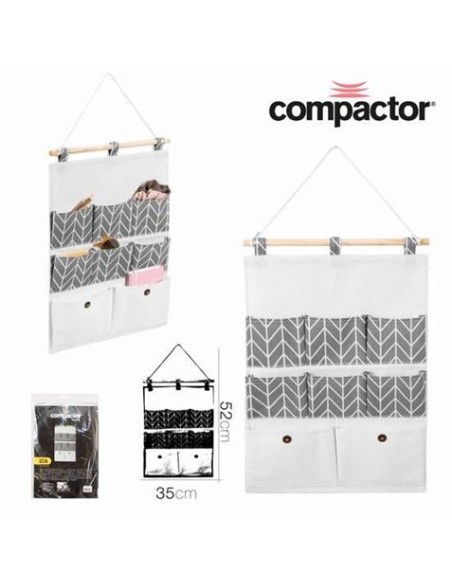 BOLSILLERO DE PARED 8 BOLSILLOS 35X52CM