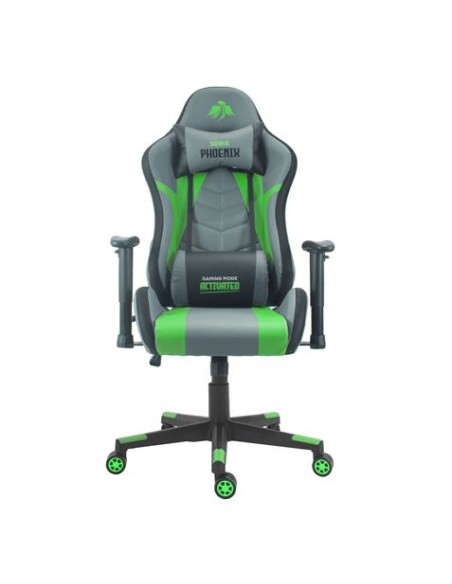SILLA GAMING SERIE PHOENIX VERDE CROMAD