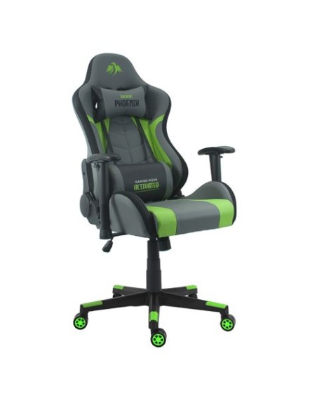 SILLA GAMING SERIE PHOENIX VERDE CROMAD