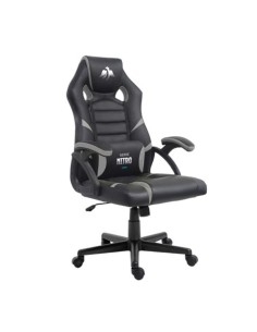 SILLA GAMING SERIE NITRO NEGRO/GRIS CROMAD