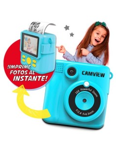 CÃMARA PHOTO CREATOR DE IMPRESIÃ“N INSTANTÃNEA ALL IN ONE AZUL CAMVIEW