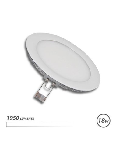 DOWNLIGHT EMPOTRAR ULTRAPLANO LED LUZ BLANCA 18W 1950LM ELBAT