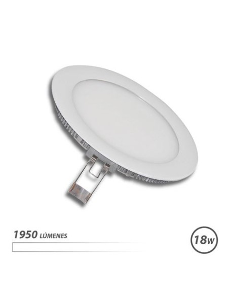 DOWNLIGHT EMPOTRAR ULTRAPLANO LED LUZ BLANCA 18W 1950LM ELBAT