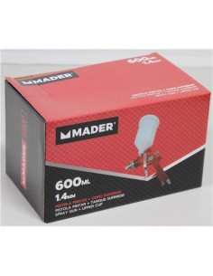 PISTOLA PINTAR VASO SUPERIOR, 1.4mm. 600mL. MADER 2