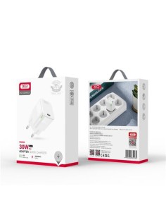 CARGADOR DE CORRIENTE CE06 30W TIPO C XO BLANCO 2