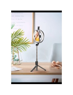TRIPODE + PALO SELFIE BLUETOOTH + LUZ SS12 XO 2