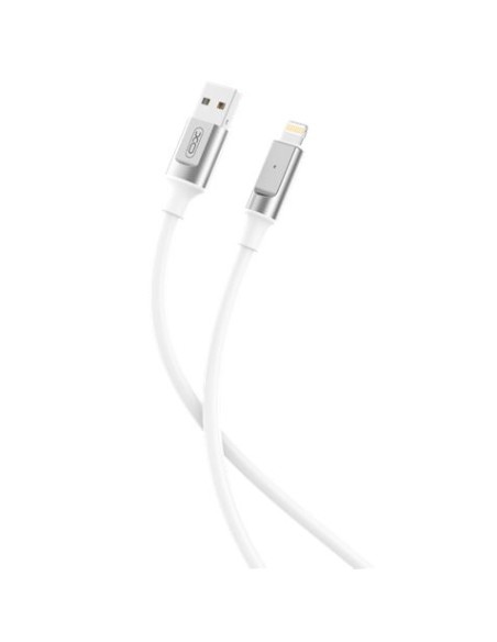 CABLE NB251 CARGA RAPIDA USB - LIGHTNING | 6A | 1 METRO | BLANCO XO