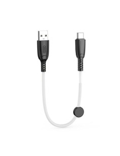 CABLE NB247 CARGA RAPIDA USB - TIPO C | 6A | 25CM CON CLIP | BLANCO XO 2