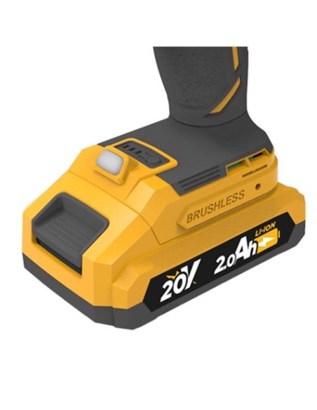 ATORNILLADOR DE IMPACTO SERIE SLIM S/CARBONES 20V | BATERÃA 2AH BLIM