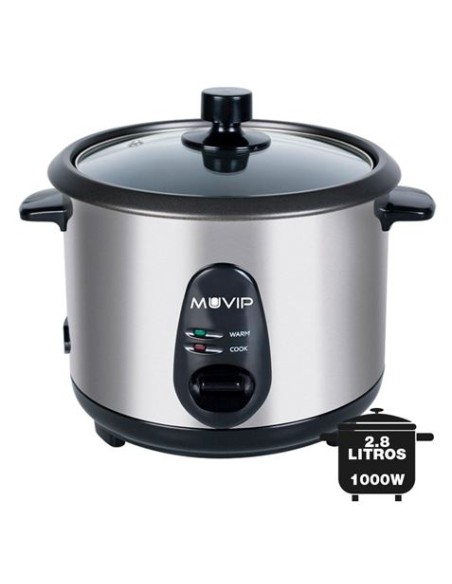 ARROCERA 2.8 LITROS 1000W INOX MUVIP