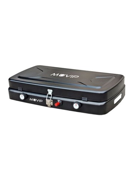 COCINA DE GAS 2 FUEGOS + PROTECTORES CONTRA VIENTO MUVIP