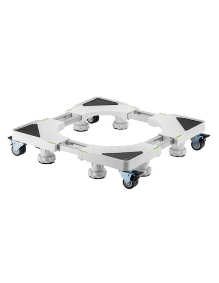 SOPORTE/BASE AJUSTABLE SERIE PRO CON RUEDAS PARA NEVERA Y LAVADORAS CROMAD
