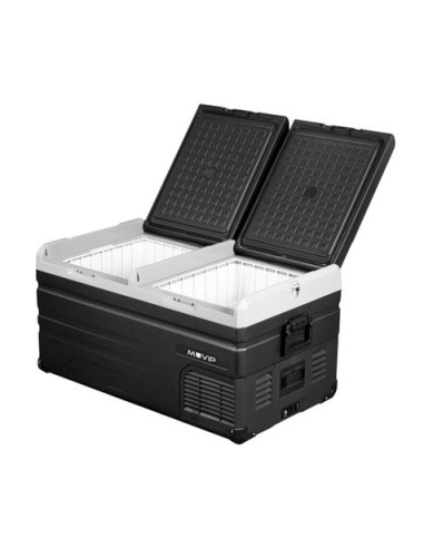NEVERA PORTATIL CON COMPRESOR LG 107 LITROS DOBLE ZONA MUVIP