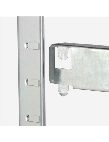ESTANTERIA METÃLICA ESQUINERA GALVANIZADA 5 BALDAS 180X90X40X90CM BLIM