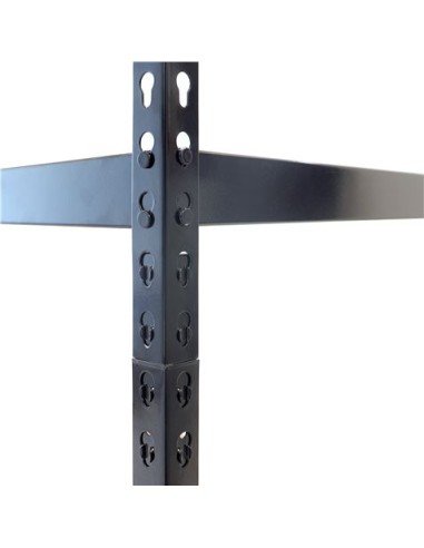 ESTANTERIA METÃLICA NEGRA 5 BALDAS 183X90X45CM BLIM