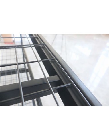 ESTANTERIA METÃLICA INDUSTRIAL NEGRA 4 BALDAS 195X183X61CM BLIM