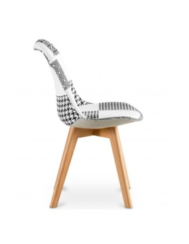 PACK 2 SILLAS DESIGN D400 TELA PATCHWORK MUVIP
