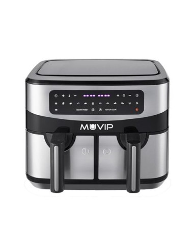 FREIDORA AIRE CALIENTE DOBLE 9 LITROS 2600W PANTALLA TACTIL MUVIP