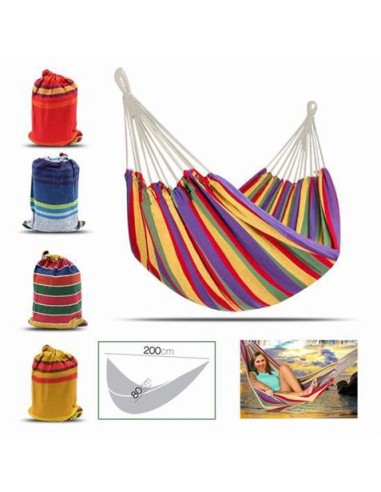 HAMACA CON BOLSA TRANSPORTE COLORES SURTIDOS