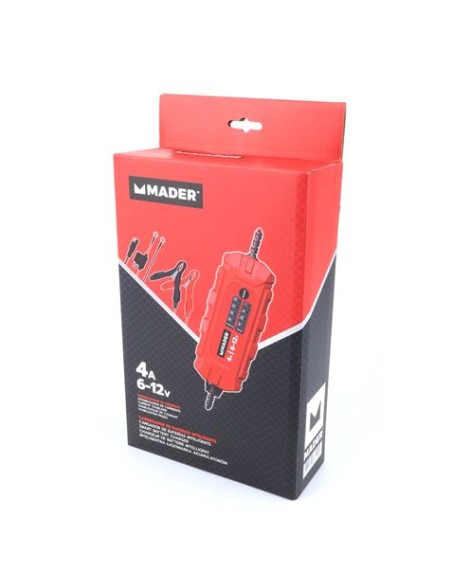 CARGADOR DE BATERIAS INTELIGENTE 4A 6-12V MADER