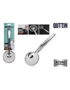 PINZAS DE COCINA CON ESCURRIDOR ACERO INOX QUTTIN
