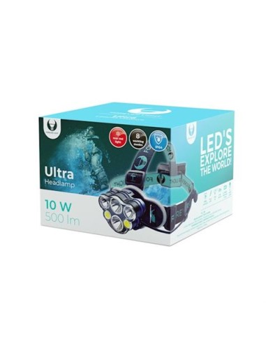 LINTERNA DE CABEZA FRONTAL ULTRA 500 LM BATERIA 1200MAH FOREVER