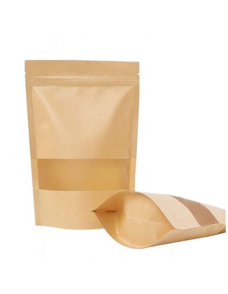 PACK 15 BOLSAS KRAFT REUTILIZABLES 17X24CM ALGON