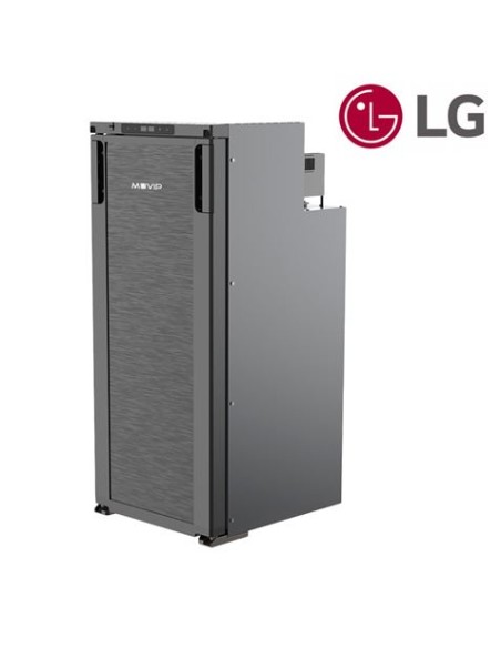 NEVERA FIJA CON COMPRESOR LG 12V 91 LITROS 80W MUVIP