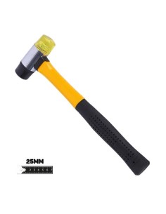 MARTILLO NYLON-POLIURETANO MANGO FIBRA 25MM BLIM