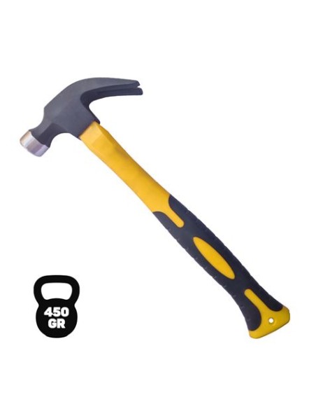 MARTILLO OREJA MANGO DE FIBRA 450GR BLIM