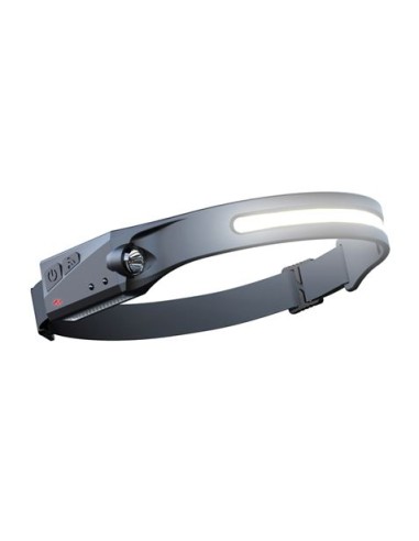 LINTERNA LED DE CABEZA FRONTAL LED 350LM + 200LM Y SENSOR DE MANOS ELBAT