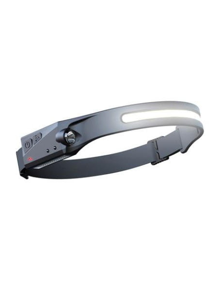LINTERNA LED DE CABEZA FRONTAL LED 350LM + 200LM Y SENSOR DE MANOS ELBAT