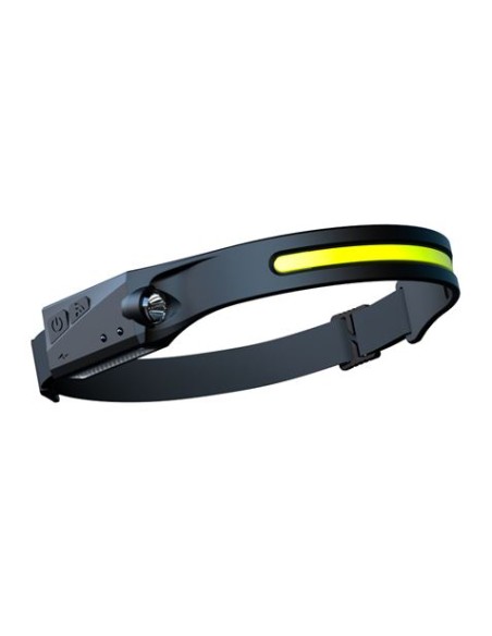 LINTERNA LED DE CABEZA FRONTAL LED 350LM + 200LM Y SENSOR DE MANOS ELBAT