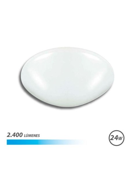 APLIQUE LED TECHO OVALADO 24W LUZ FRIA ELBAT