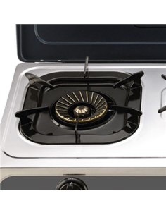 COCINA GAS INOX 3 FUEGOS SERIE STRONG + TAPA MUVIP 2