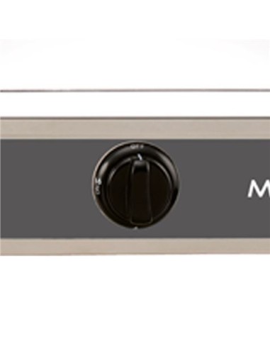 COCINA GAS INOX 3 FUEGOS SERIE STRONG + TAPA MUVIP