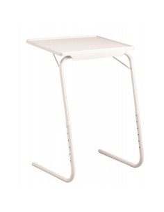 MESA REGULABLE Y PLEGABLE MULTIUSOS BLANCA JOCCA