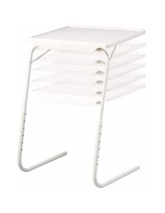 MESA REGULABLE Y PLEGABLE MULTIUSOS BLANCA JOCCA 2