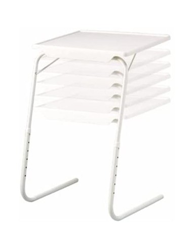 MESA REGULABLE Y PLEGABLE MULTIUSOS BLANCA JOCCA