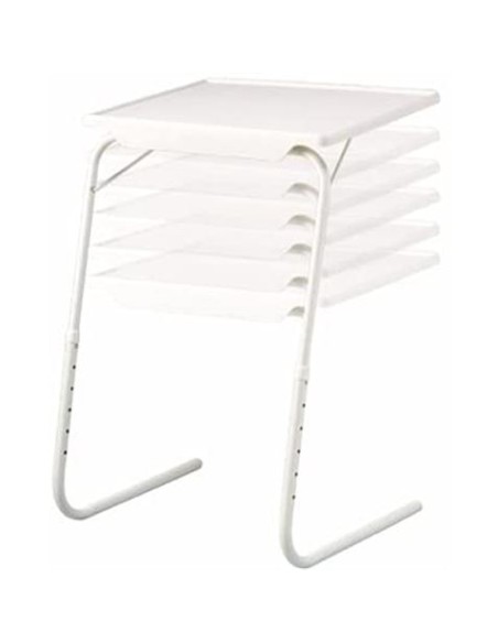 MESA REGULABLE Y PLEGABLE MULTIUSOS BLANCA JOCCA