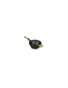 WOK PRIOR BRA 3L ALUMINIO FUNDIDO TEFLÃâ€œN ANTIADHERENTE VERDE A121472
