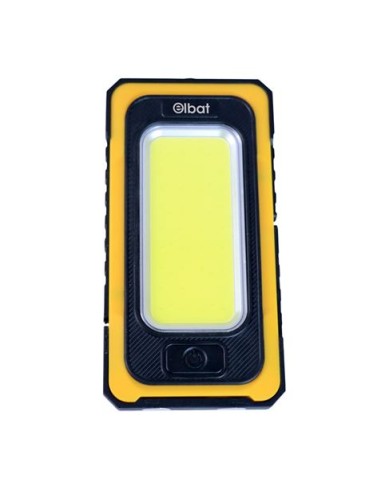 LINTERNA LED SOLAR RECARGABLE | GANCHO E IMÃN | COB 10W 800LM ELBAT