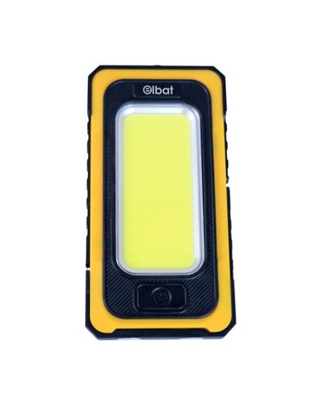 LINTERNA LED SOLAR RECARGABLE | GANCHO E IMÃN | COB 10W 800LM ELBAT