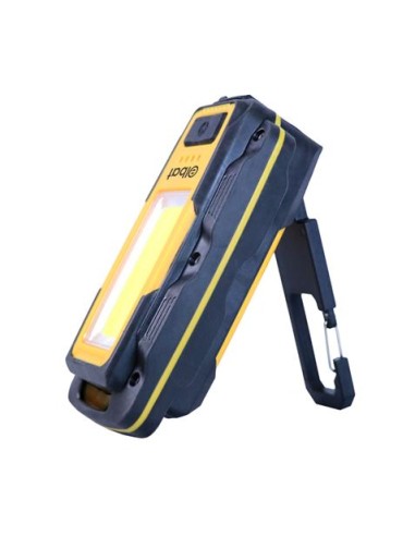 LINTERNA LED RECARGABLE | GANCHO E IMÃN | COB 8W 600LM ELBAT