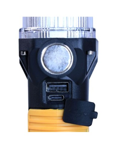 LINTERNA LED RECARGABLE | GANCHO E IMÃN | COB + LED 10W 800LM ELBAT