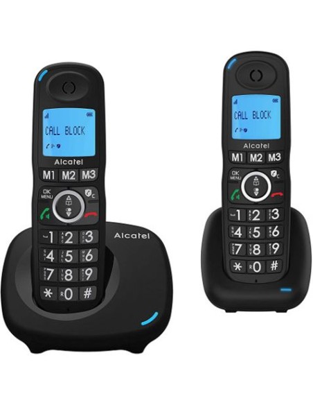 TELEFONO INALAMBRICO ALCATEL XL535 DUO NEGRO