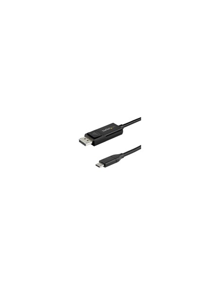 StarTech.com 2m - Cable USB-C a DisplayPort 1.4 - Bidireccional negro