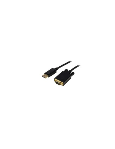 StarTech.com Cable 3m de VÃÂ­deo Adaptador Conversor DisplayPort DP a VGA - Convertidor Activo - 1080p - Negro