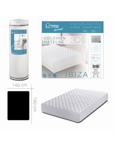 COLCHON VISCOELASTICO IBIZA 140X190 URBAN LIVING