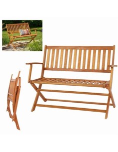 BANCO DE MADERA PLEGABLE JARDIN